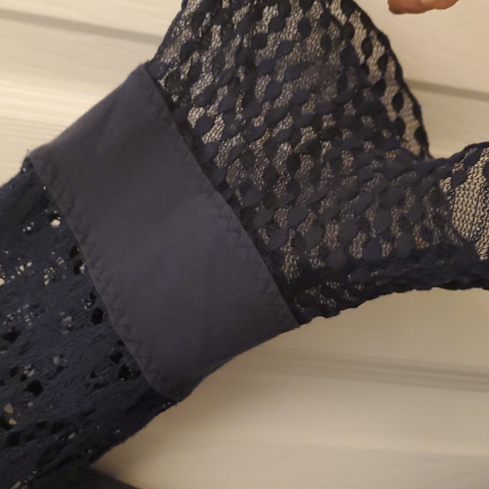 See by Chloé | 100% Cotton Lace Pattern Knee-Length Dress Sz S - Picture 7 of 11